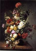 Floral, beautiful classical still life of flowers.057 unknow artist